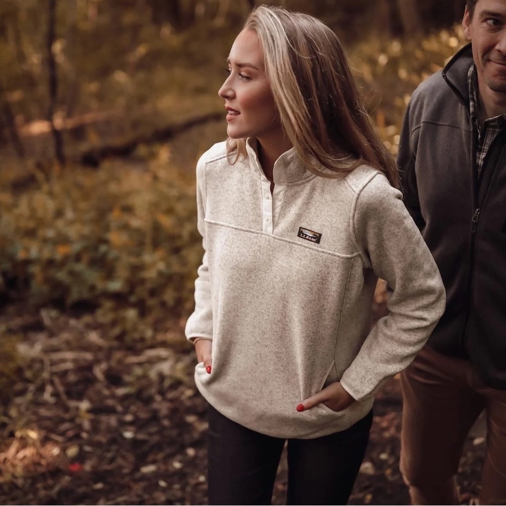 L.L. Bean Fleece Pullover Sweater